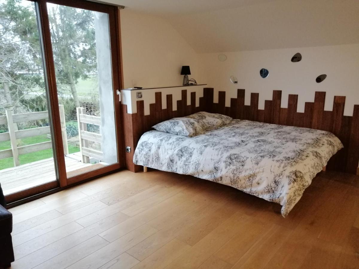Etage A La Ferme Avec Piscine Interieure Privative, Selon Date Bassee Екстериор снимка